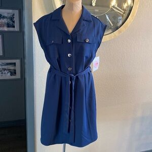 Ashley and Sage shirt dress